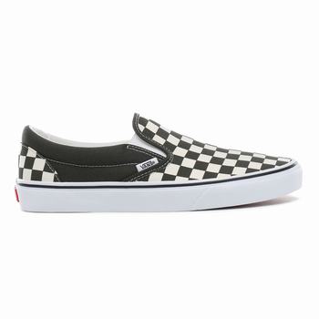 Vans Checkerboard Classic - Miesten Slip-on kengät - Valkoinen